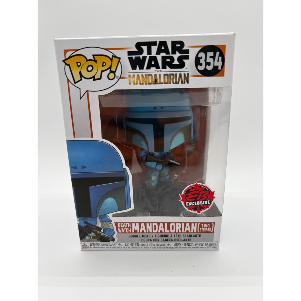 Funko Pop! Death Watch Mandalorian Two Stripes #354 Star Wars EB Exclusive